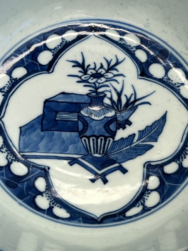 古玩陶瓷青花冰梅開窗人物故事紋碗拍賣，當(dāng)前價(jià)格3280元