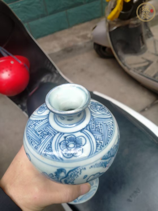 古玩陶瓷萬歷·青花花鳥紋梅瓶 真品鑒賞圖