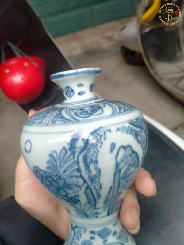 古玩陶瓷萬歷·青花花鳥紋梅瓶 真品鑒賞圖