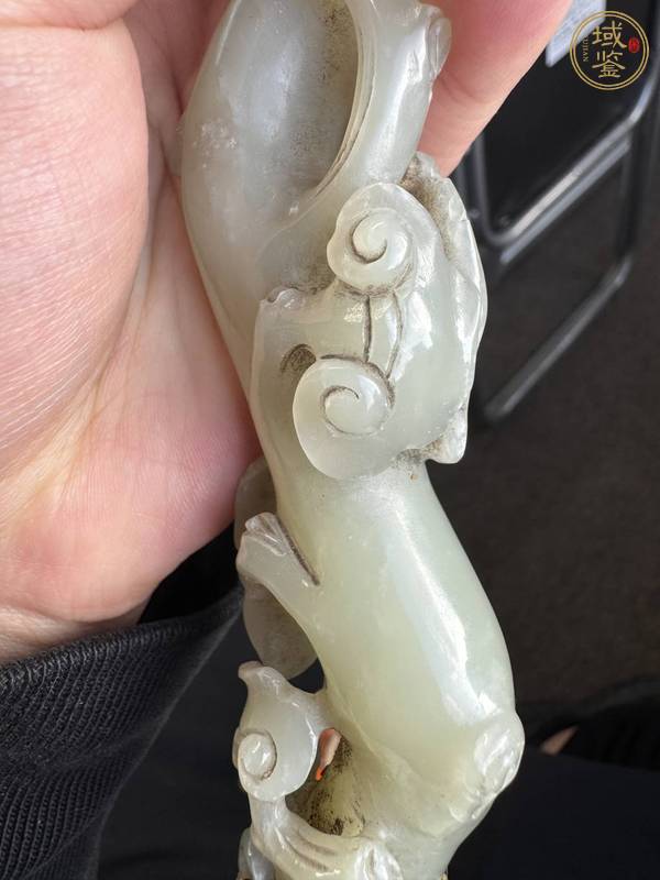 古玩玉器玉如意，真品鑒賞圖