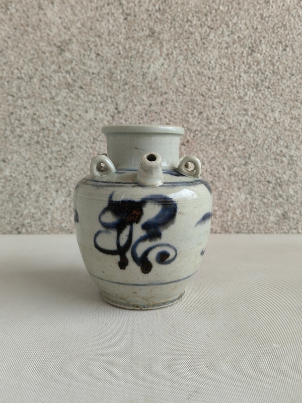 古玩陶瓷青花福字壺拍賣,當前價格580元
