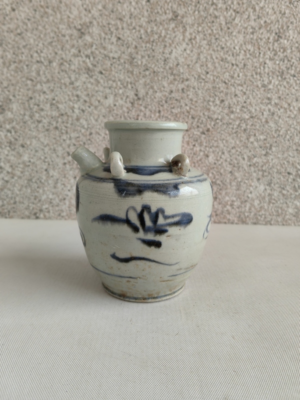古玩陶瓷青花福字壺拍賣,當前價格580元