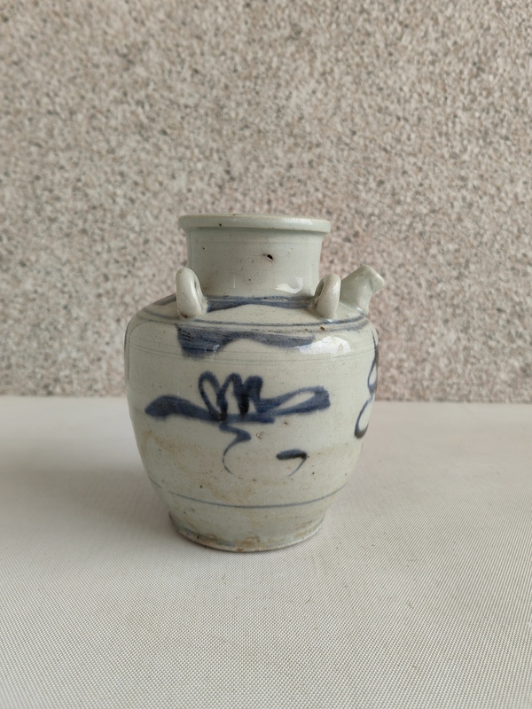 古玩陶瓷青花福字壺拍賣,當前價格580元