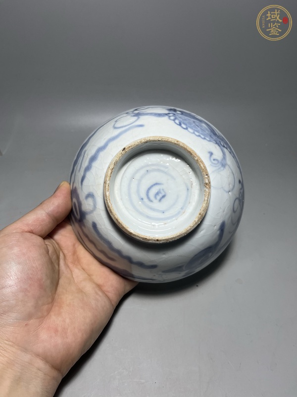 古玩陶瓷青花龍紋茶碗真品鑒賞圖