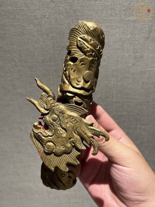 古玩雜項(xiàng)木雕飾件真品鑒賞圖