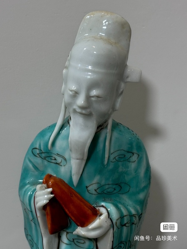 古玩陶瓷粉彩人物造像拍賣,當前價格3500元