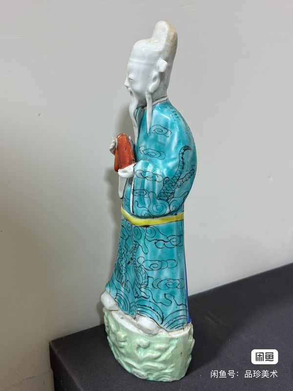 古玩陶瓷粉彩人物造像拍賣,當前價格3500元