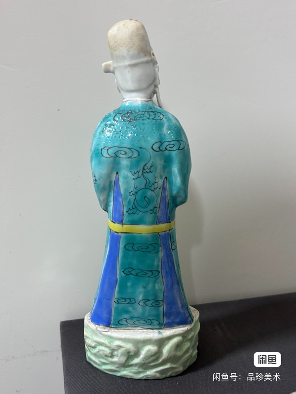 古玩陶瓷粉彩人物造像拍賣,當前價格3500元