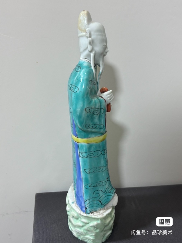 古玩陶瓷粉彩人物造像拍賣,當前價格3500元