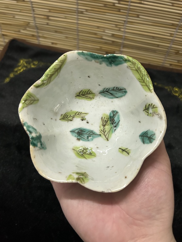 古玩轉(zhuǎn)賣晚清淺降彩花鳥(niǎo)碗拍賣，當(dāng)前價(jià)格299元