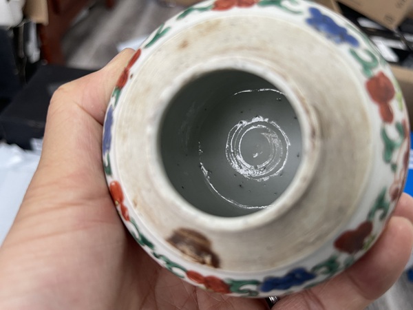 古玩陶瓷粉彩花卉喜字罐 清中期拍賣,當前價格1790元