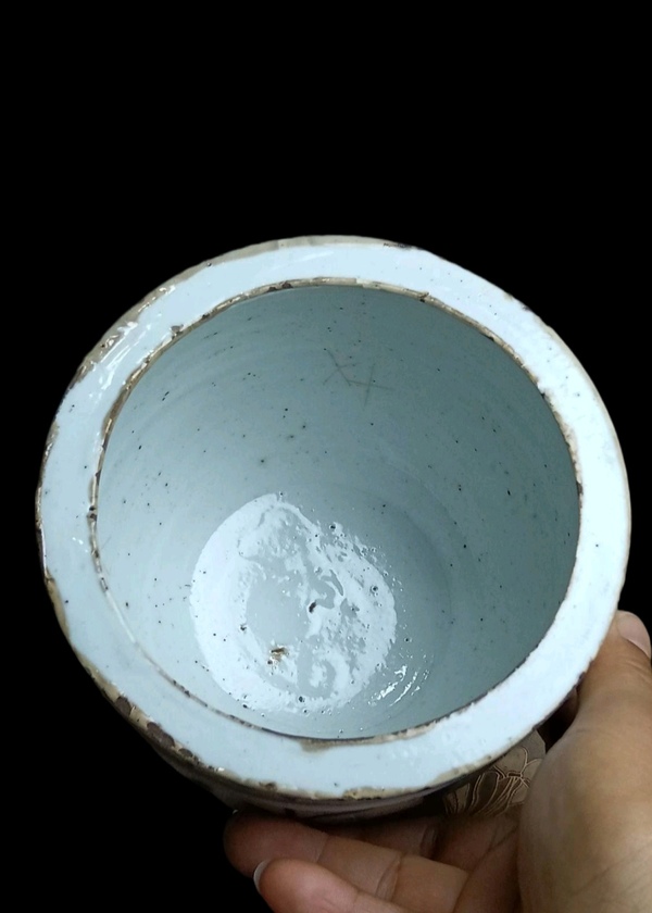 古玩陶瓷青花花鳥紋小缸拍賣,當前價格1380元
