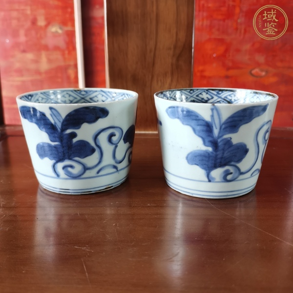 古玩陶瓷青花杯真品鑒賞圖