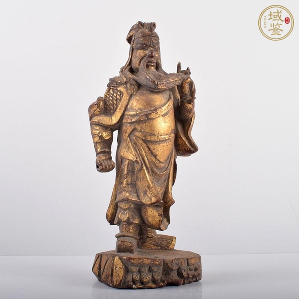 古玩木雕站像關(guān)公真品鑒賞圖