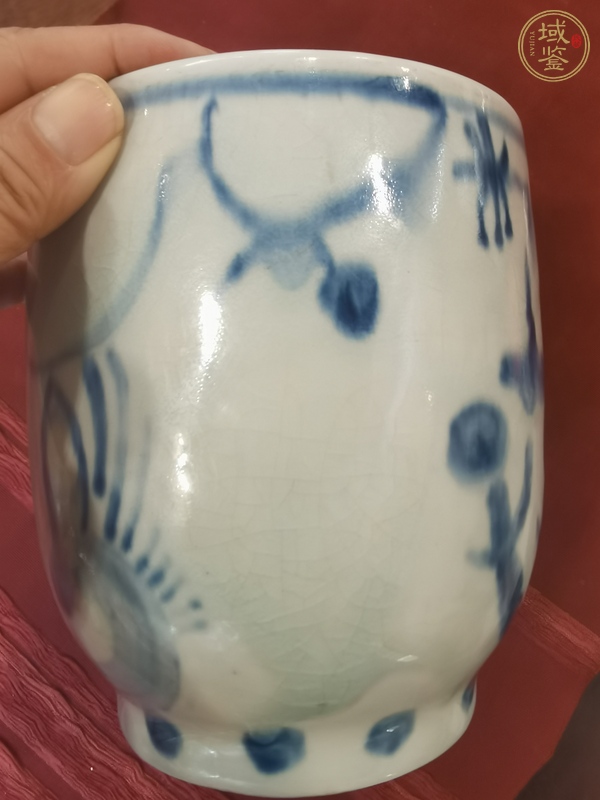 古玩陶瓷青花杯真品鑒賞圖