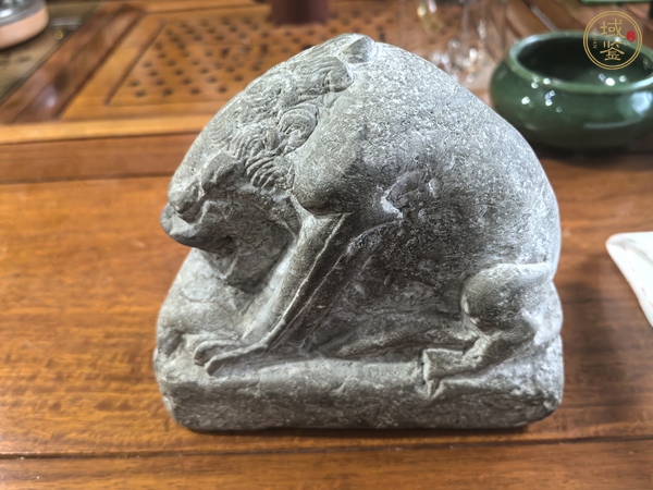 古玩雜項(xiàng)青石獸真品鑒賞圖