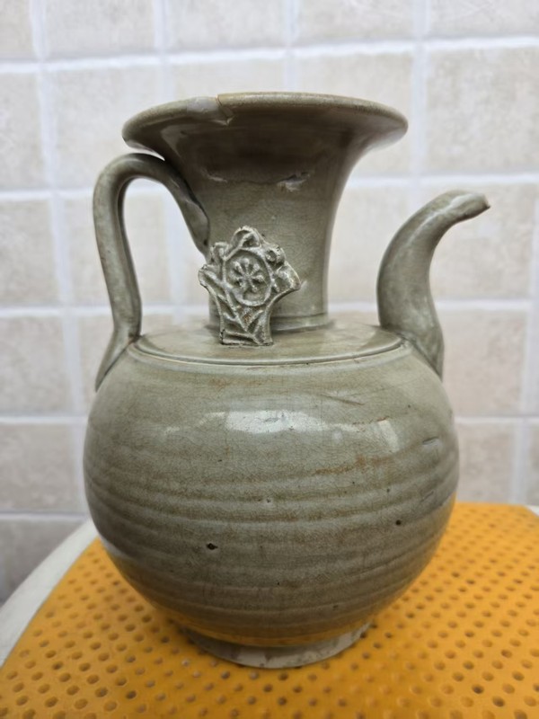 古玩轉賣越窯系青瓷執壺拍賣，當前價格2888元
