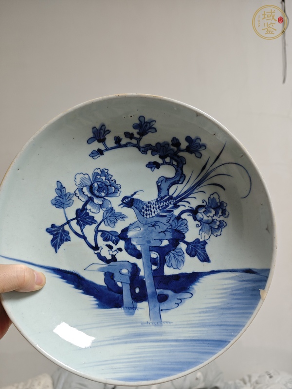 古玩陶瓷青花盤真品鑒賞圖