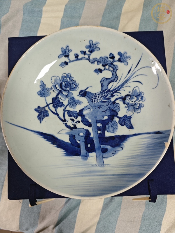 古玩陶瓷青花盤真品鑒賞圖