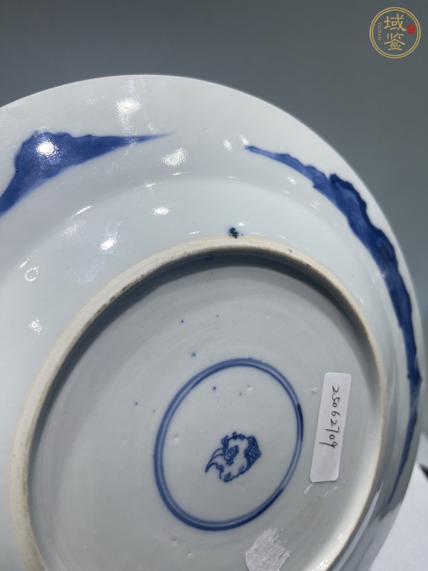 古玩陶瓷青花盤真品鑒賞圖