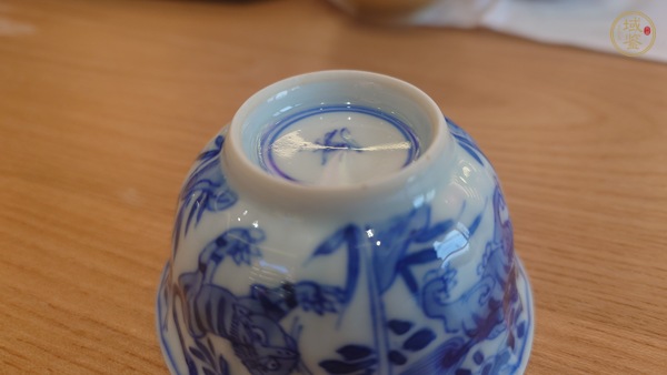 古玩陶瓷青花杯真品鑒賞圖