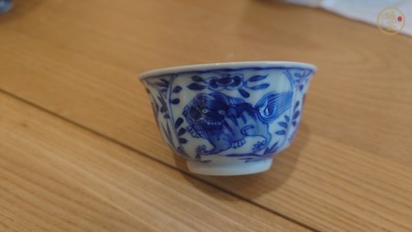 古玩陶瓷青花杯真品鑒賞圖