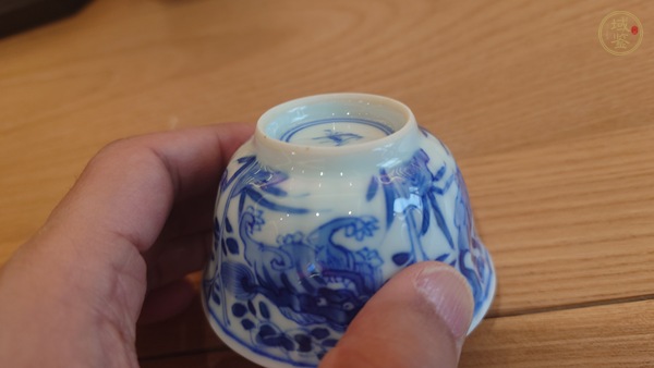 古玩青花杯真品鑒賞圖