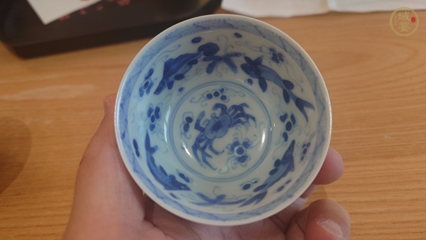 古玩陶瓷青花杯真品鑒賞圖