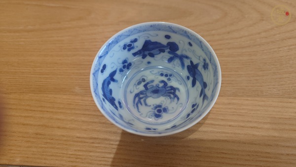 古玩陶瓷青花杯真品鑒賞圖