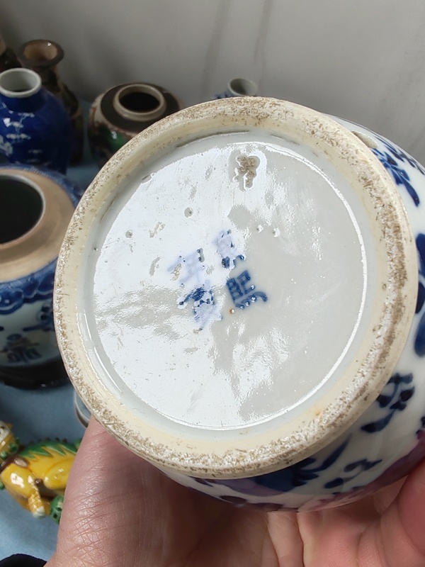 古玩陶瓷晚清時期青花花鳥紋葫蘆瓶拍賣,當前價格2280元