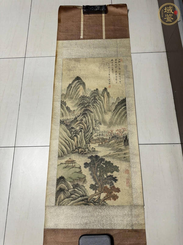 古玩四郭青山處處同真品鑒賞圖