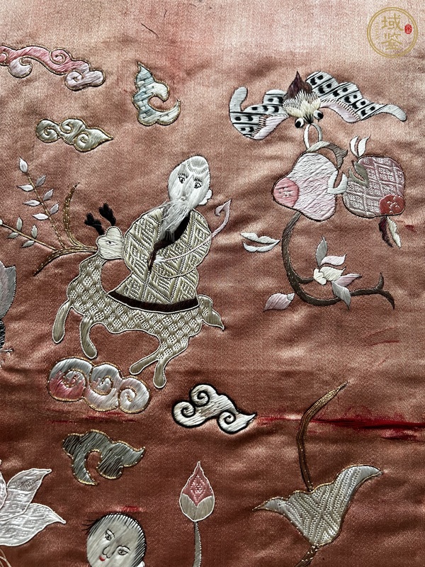 古玩雜項(xiàng)刺繡掛屏真品鑒賞圖