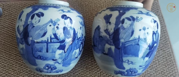 古玩陶瓷青花罐真品鑒賞圖