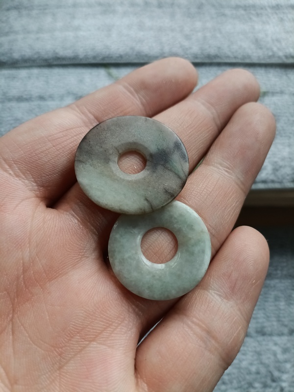古玩玉器(一個(gè)小幾百的平安扣)清代天然翡翠“平安扣”拍賣,當(dāng)前價(jià)格777元