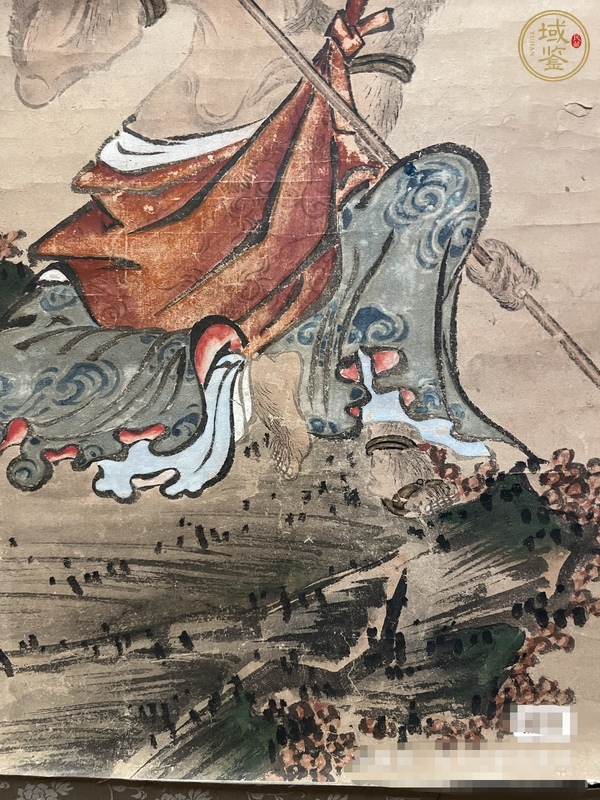 古玩字畫降龍羅漢真品鑒賞圖