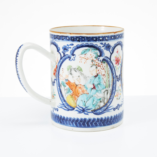 古玩陶瓷青花加彩馬克杯拍賣，當(dāng)前價格3280元