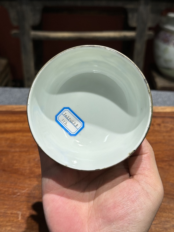 古玩陶瓷清代光緒青花鳳紋碗拍賣,當前價格2600元