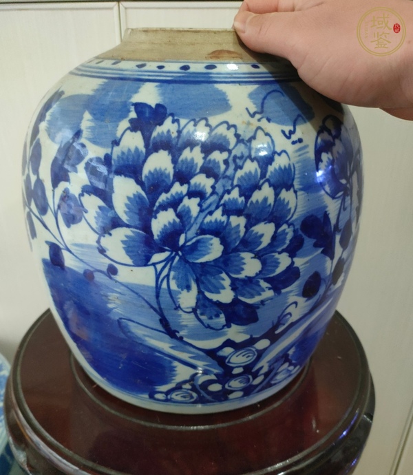 古玩陶瓷青花罐真品鑒賞圖