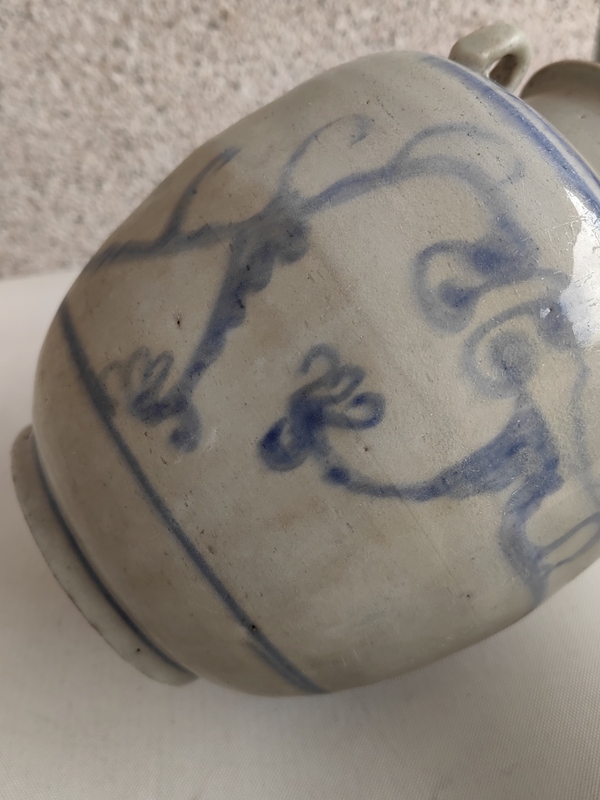 古玩陶瓷青花龍紋四系壺拍賣(mài),當(dāng)前價(jià)格680元