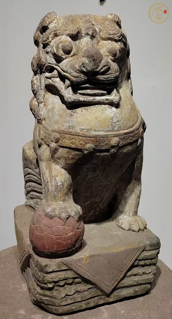 古玩雜項石獅真品鑒賞圖