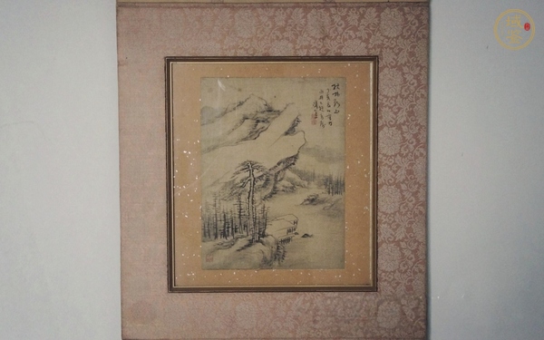 古玩字畫山水真品鑒賞圖