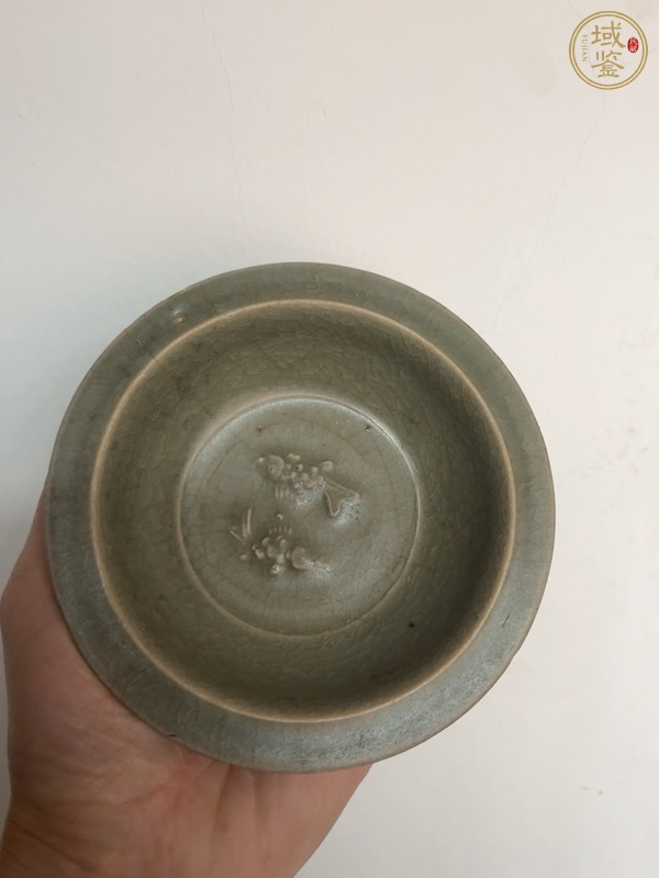 古玩龍泉窯雙魚(yú)洗真品鑒賞圖