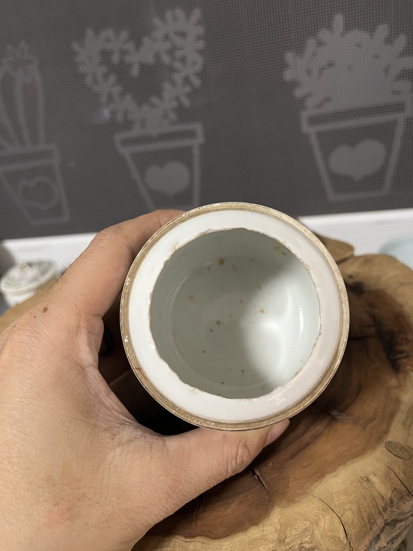 古玩陶瓷粉彩人物故事紋蓋缸拍賣,當前價格2500元