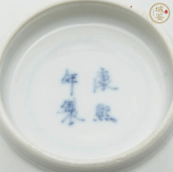 古玩陶瓷青花花卉紋茶碗真品鑒賞圖