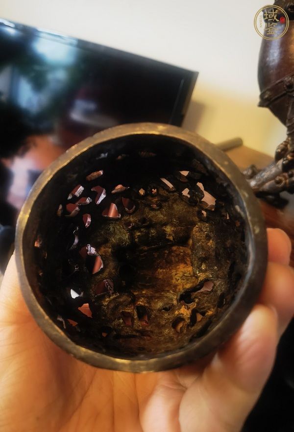 古玩銅器麒麟香薰真品鑒賞圖