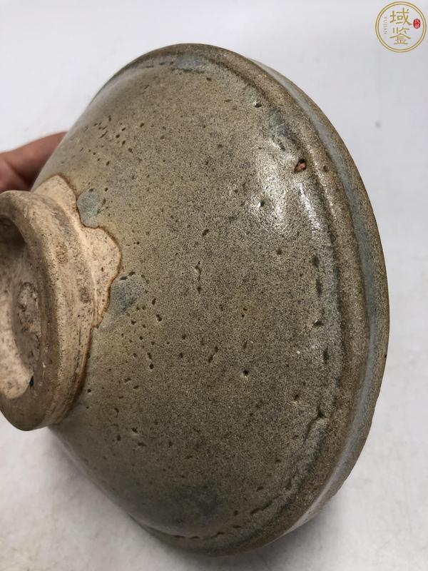 古玩陶瓷五大名窯之一元代鈞窯天藍釉賞碗拍賣,當前價格3980元