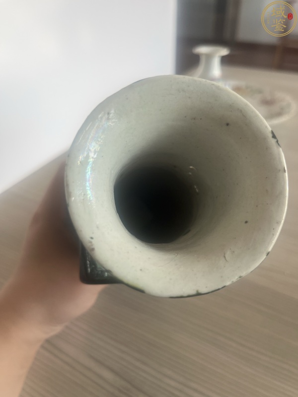 古玩陶瓷民國五蝠捧壽礬紅小碟一對拍賣，當前價格150元