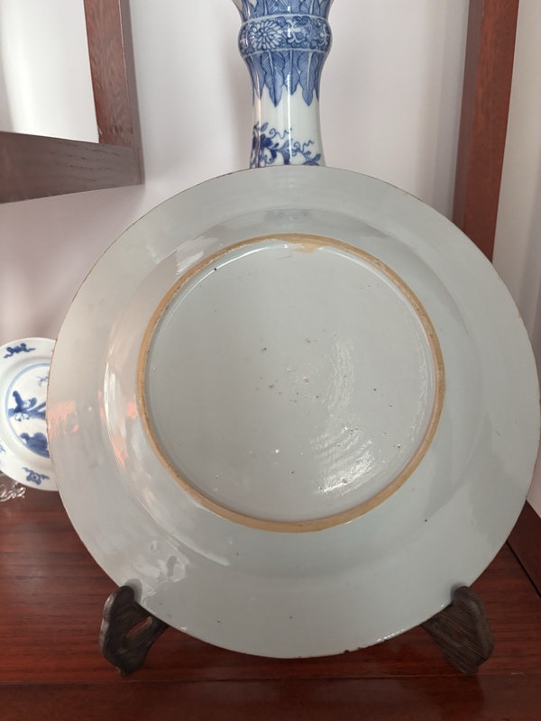 古玩陶瓷清雍正 粉彩麻姑獻(xiàn)壽故事紋盤拍賣，當(dāng)前價(jià)格11888元