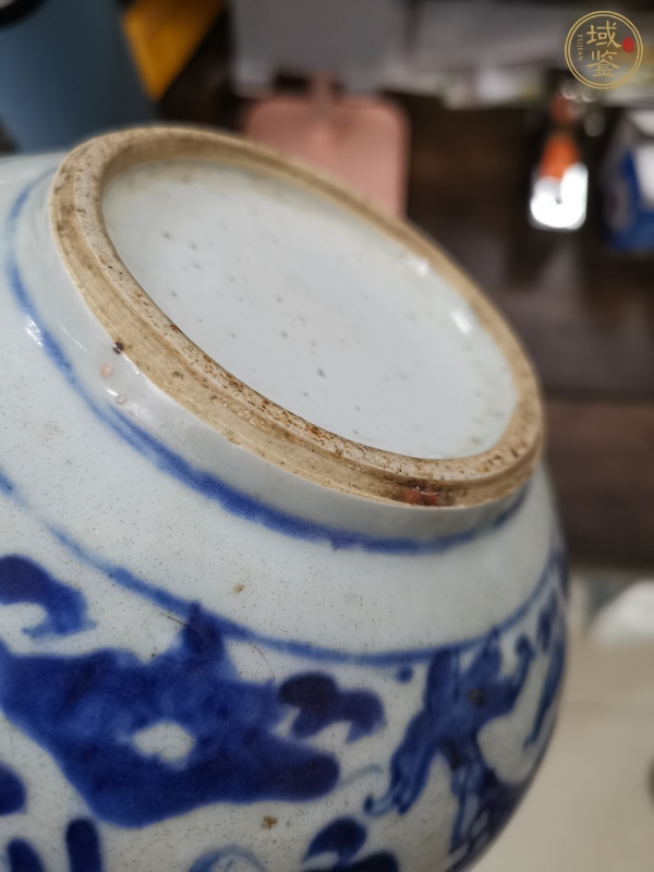 古玩陶瓷青花趕珠龍紋爐真品鑒賞圖