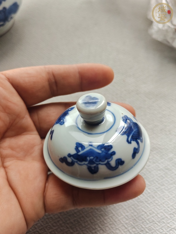 古玩陶瓷青花博古壺真品鑒賞圖